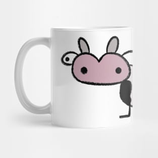 Goofy cow drawing Mug